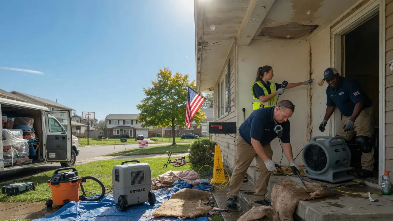 Water Damage Restoration in Grovertown, IN near me